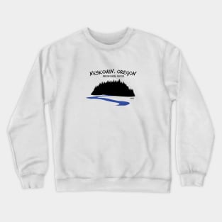 Neskowin Oregon Proposal Rock Crewneck Sweatshirt